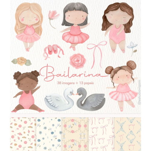 Kit Digital Bailarina #7670