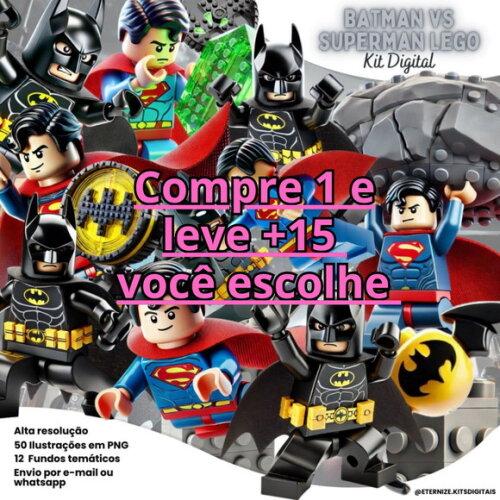 Kit Digital Batman Vs Superman Lego #7118
