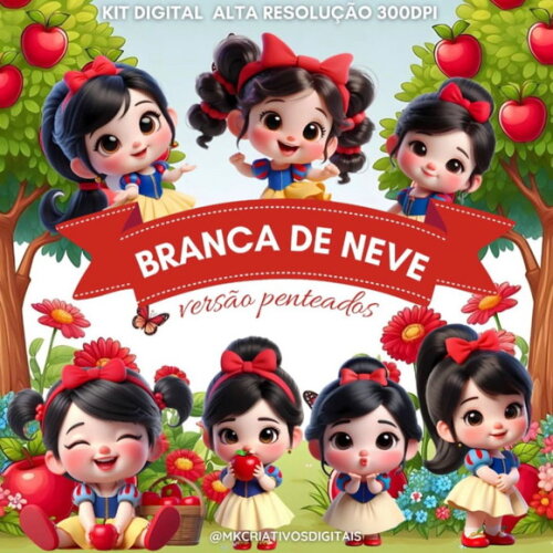 Kit Digital Branca de Neve #7673