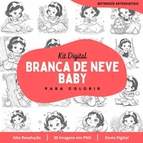 Kit Digital Branca de Neve #7145
