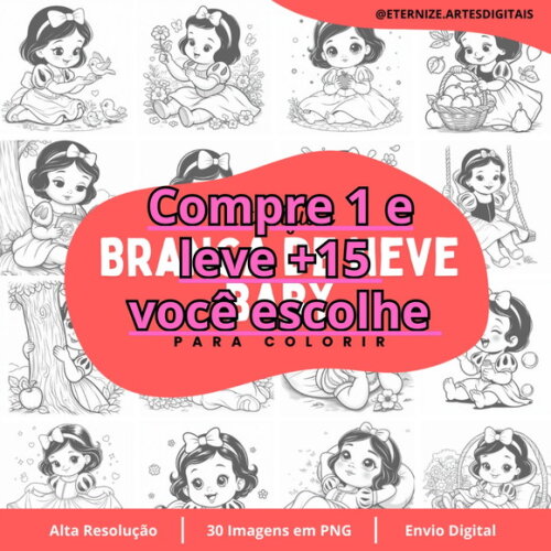 Kit Digital Branca de Neve #7145