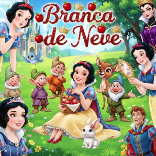 Kit Digital Branca de Neve #7674