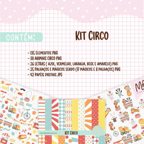 Kit Digital Circo #2649