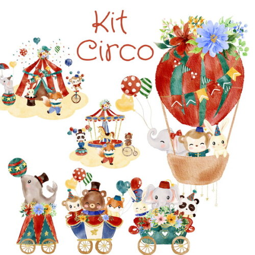 Kit Digital Circo #1738