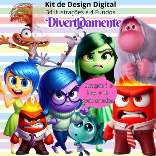 Kit Digital Divertidamente #4759