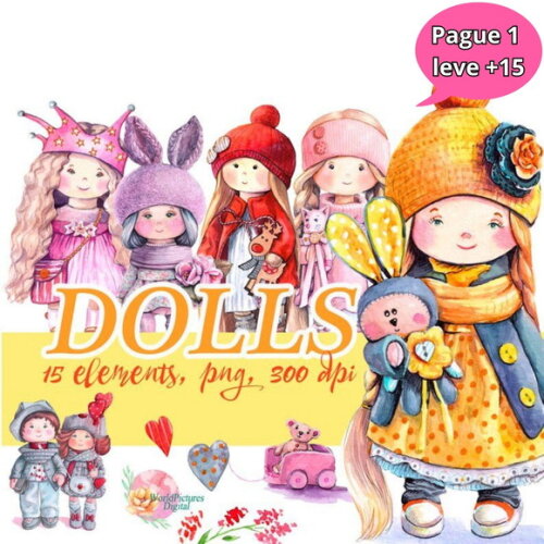 Kit Digital Dolls #3410