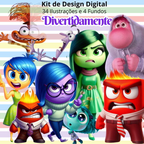 Kit Digital Divertidamente #4759
