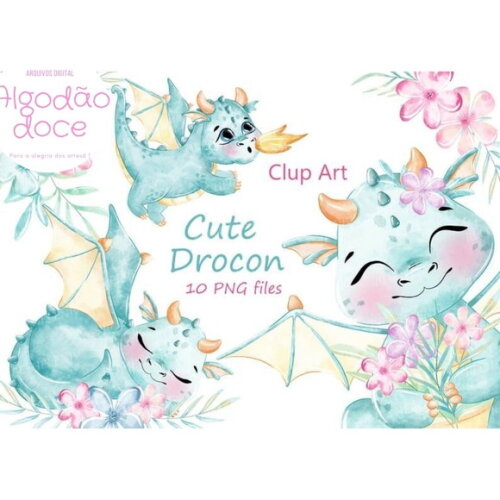 Kit Digital Dragão #638
