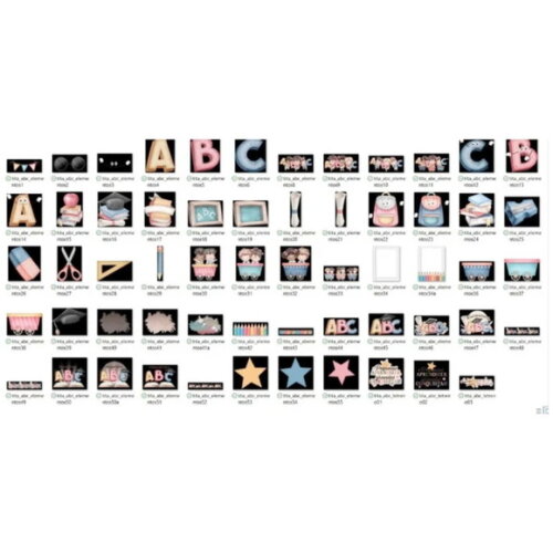 Kit Digital Formatura Abc #3498