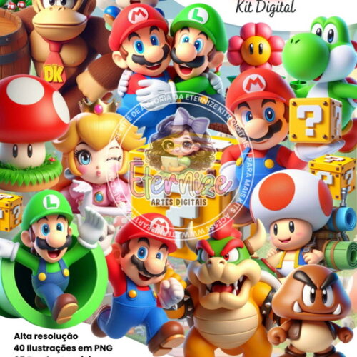 Kit Digital Mario Bros 3d #7115