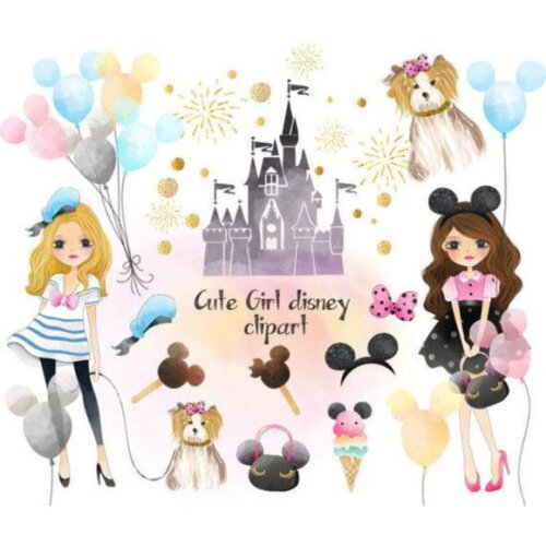 Kit Digital Meninas Disney #369