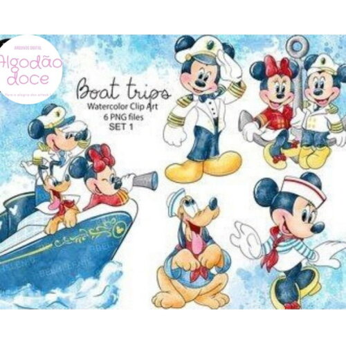 Kit Digital Mickey Marinheiro #646