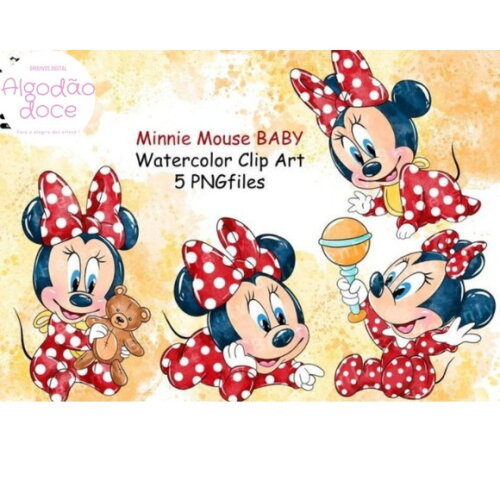 Kit Digital Minnie Baby #670