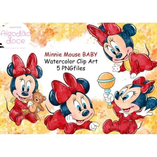Kit Digital Minnie Baby #671