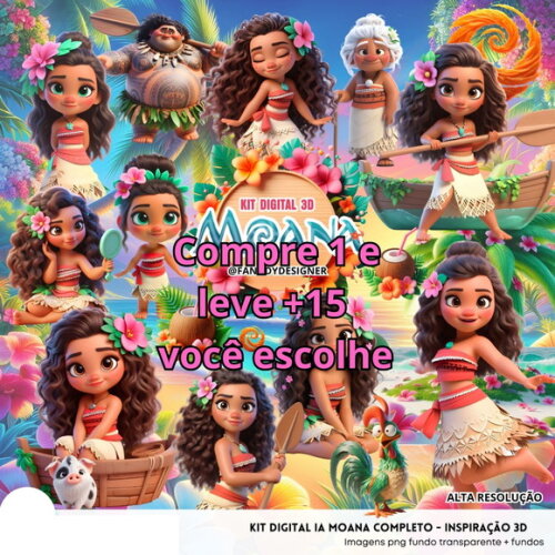 Kit Digital Moana #6397