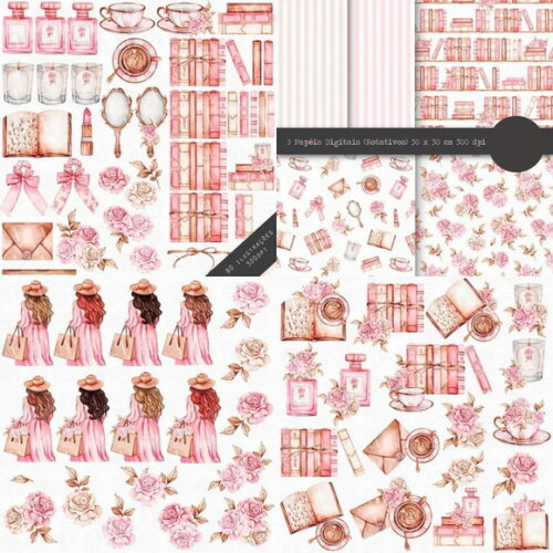 Kit Digital Mulher Virtuosa #6217