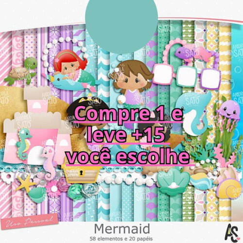Kit Digital Sereia #6806