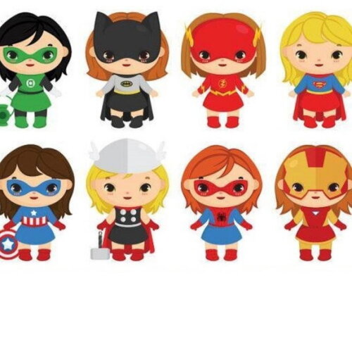 Kit Digital Super-heroína #698