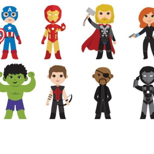 Kit Digital Vingadores #697