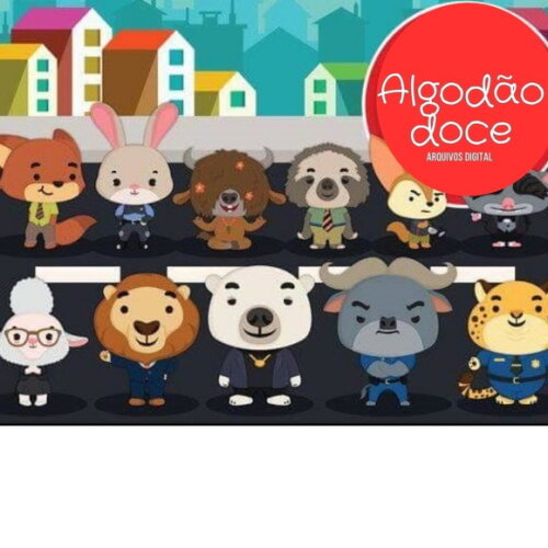 Kit Digital Zootopia #687