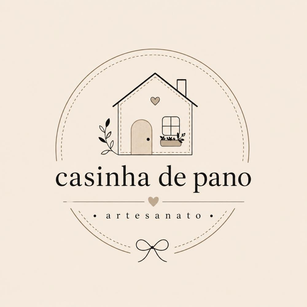 Casinha de pano artesanato