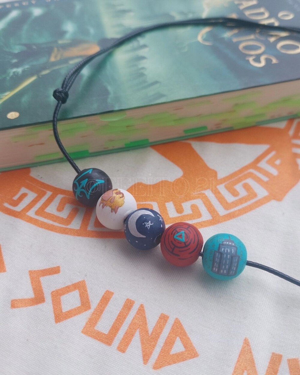 {Colar} Acampamento Meio-Sangue - Percy Jackson