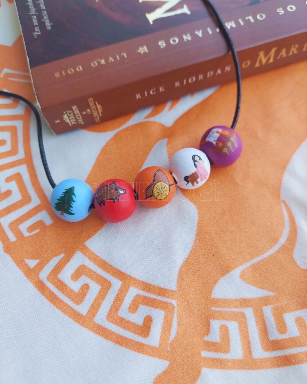 {Colar} Acampamento Meio-Sangue - Annabeth Chase (pré- Ladrão d