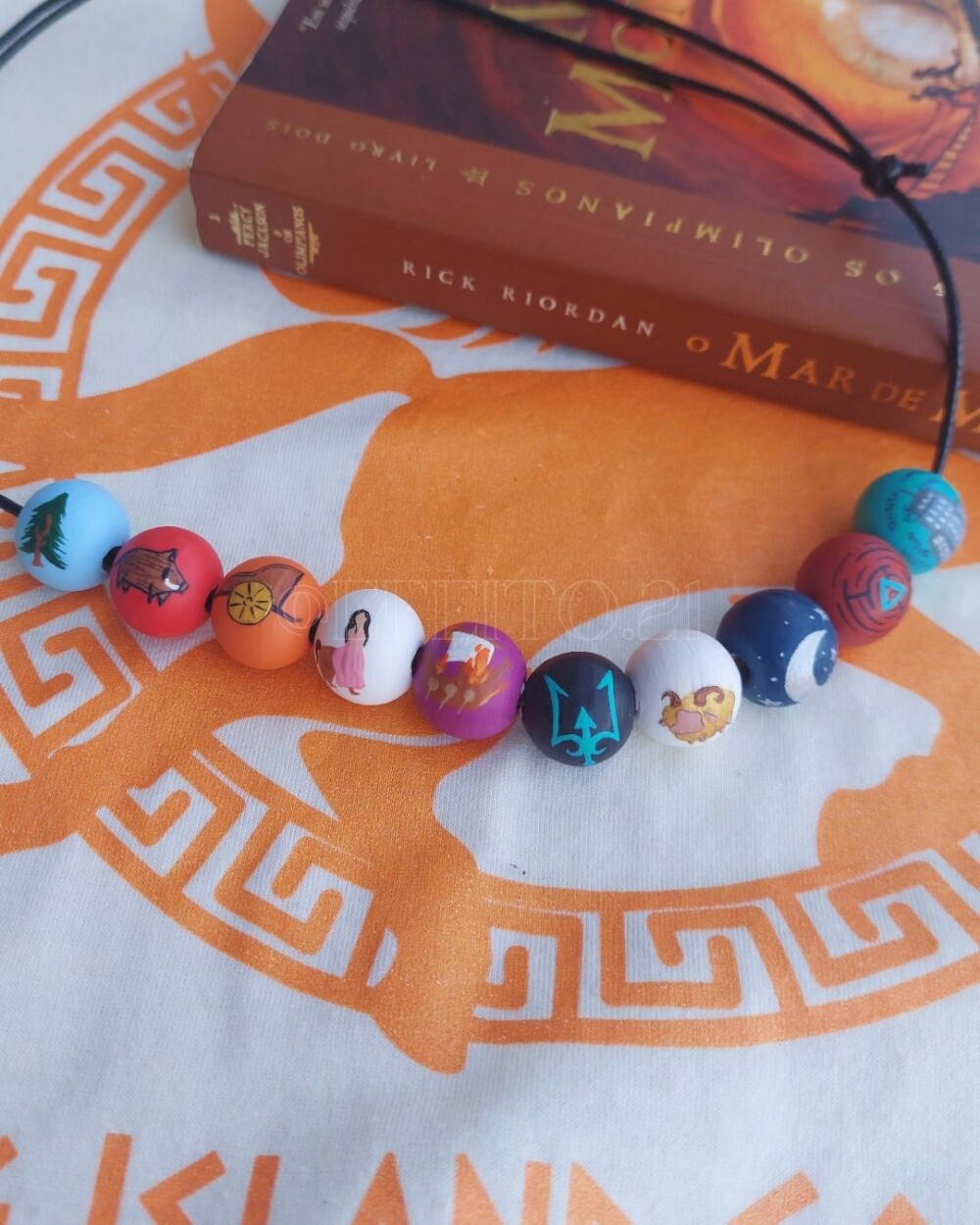 {Colar} Acampamento Meio-Sangue - Annabeth Chase (pós - Ultimo O