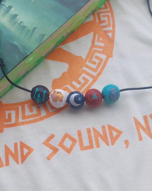 {Colar} Acampamento Meio-Sangue - Percy Jackson