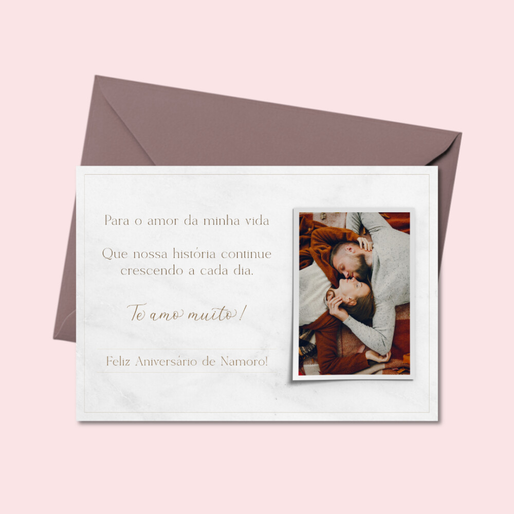 Kit digital personalizado com foto, nomes e data do casal.
