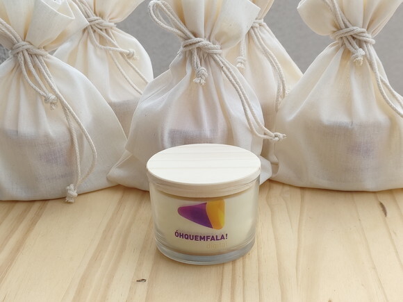 Brinde Corporativo Vela Aromática 100g com Embalagem