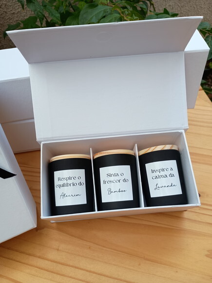 Kit Trio Vela de 60g Presente