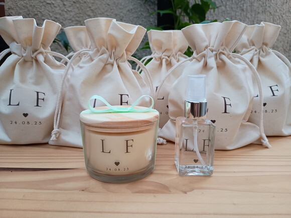 Kit Vela Aromática 100g e Home Spray 30ml com Embalagem