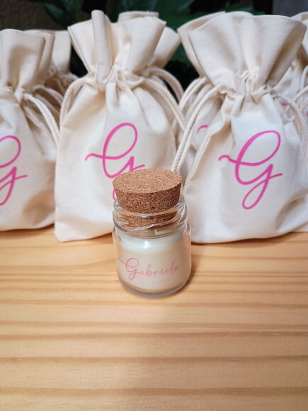 Lembrança 15 Anos Vela Aromática 40g Personalizada
