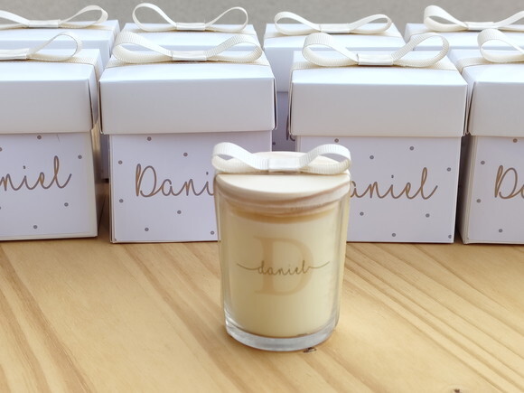 Lembrança Vela Aromática 60g com Caixa Personalizada