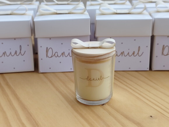 Lembrança Vela Aromática 60g com Caixa Personalizada
