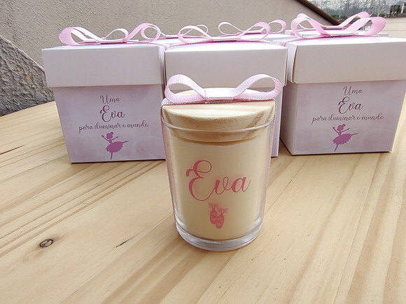 Lembrança Vela Aromática 60g na Caixa Personalizada