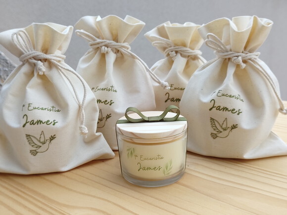 Lembrança Vela Aromática Personalizada c/ Embalagem