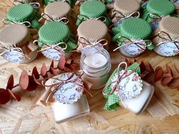 Lembrancinha Safari Mini Vela Aromática 40g Personalizada