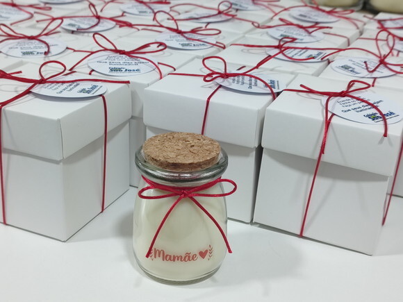 Vela Aromática 100g Brinde Corporativo com Embalagem