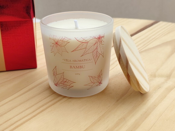Presente de Natal Vela Aromática 220g