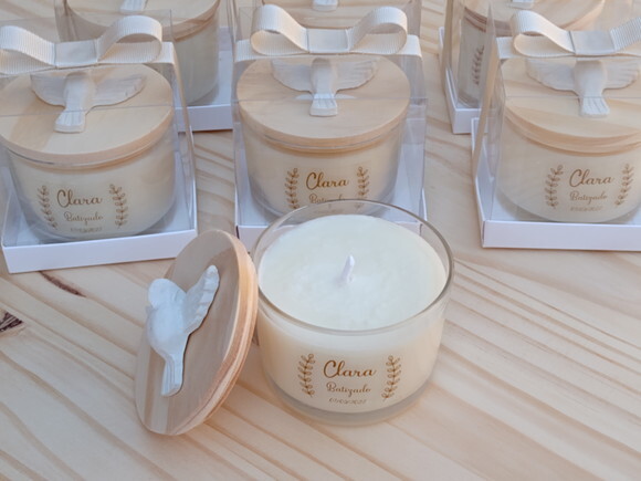 Vela Aromática 100g com Aplicação na Tampa com Caixa