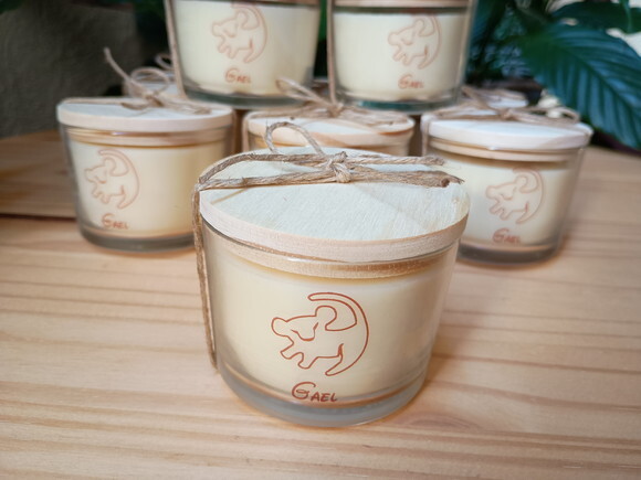 Vela Aromática 100g no Vidro Personalizado Aniversário