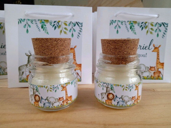 Vela Aromática 40g com Sacolinha Personalizada