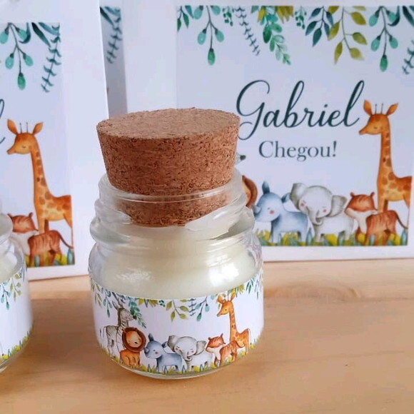 Vela Aromática 40g com Sacolinha Personalizada