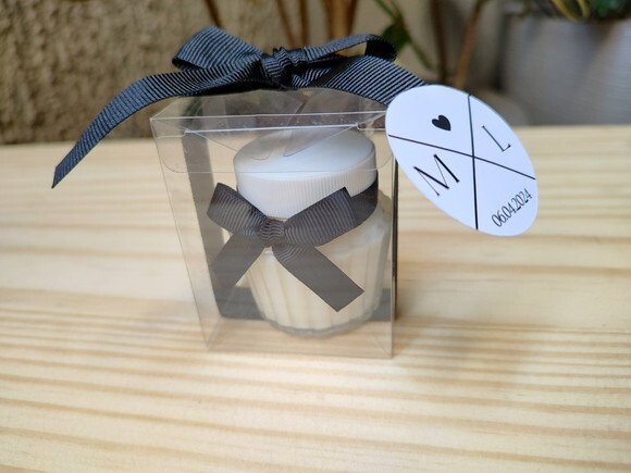 Vela Aromática 45g Lembrança Elegante Personalizada