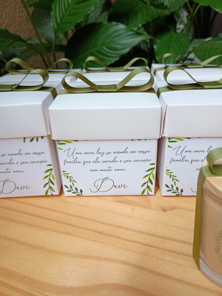Vela Aromática 60g com Caixa Personalizada