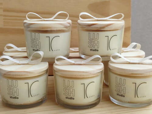 Brinde Corporativo Vela Aromática Personalizada com Logo