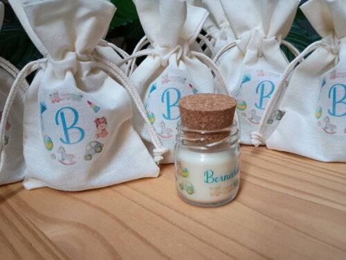 Lembrança Mini Vela Aromática 40g Personalizada