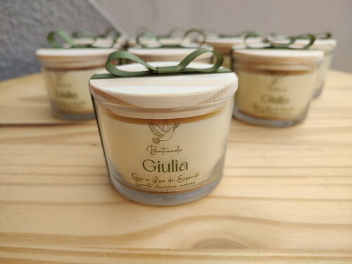 Lembrança Vela Aromática 100g Personalizada